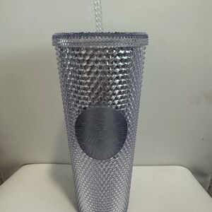 Starbucks Silver iridescent Studded Tumbler 24oz